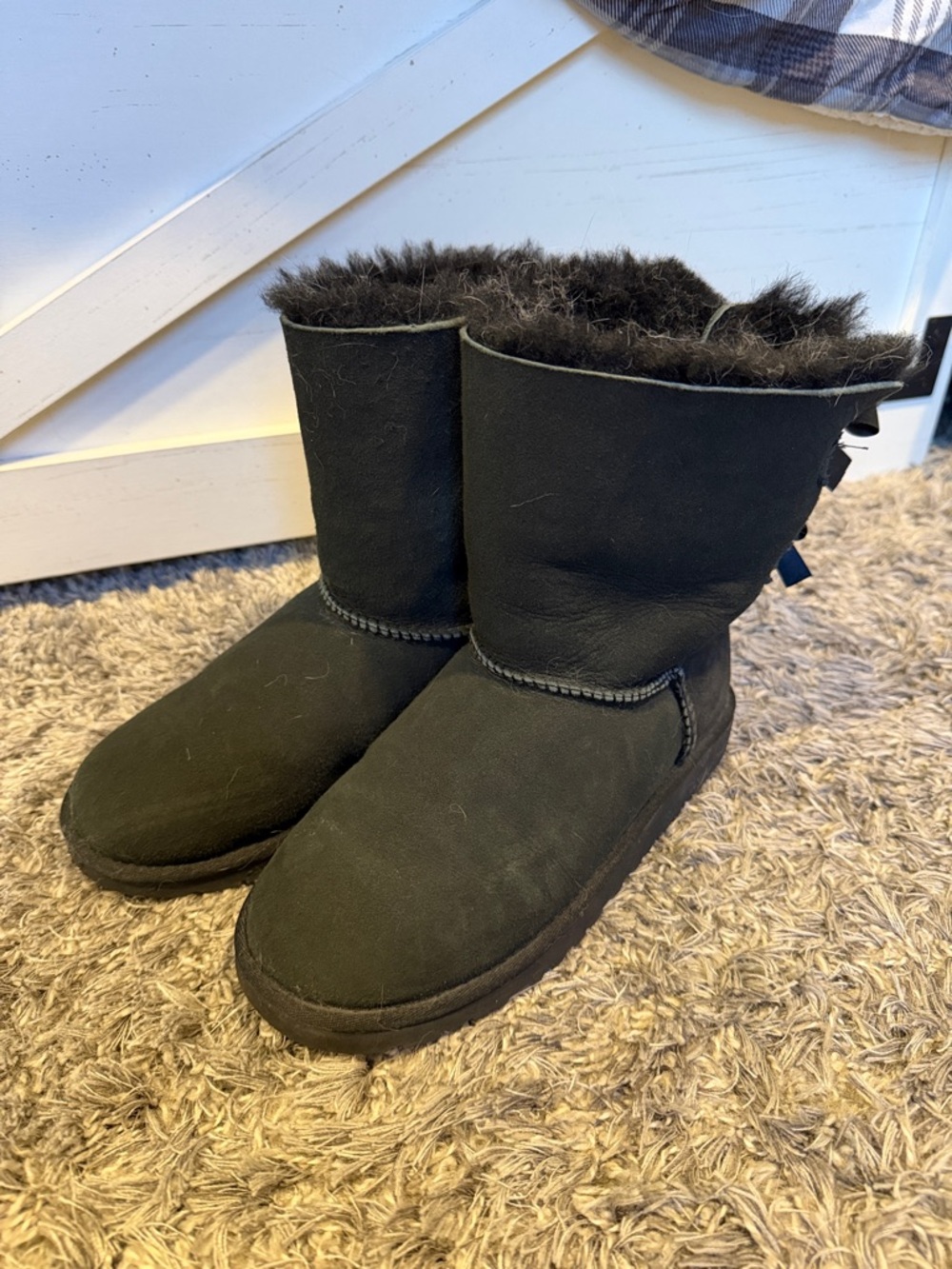 Women’s Black bow Winter Boots